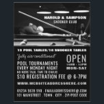 Flyer Retrato do Clube Snooker, Piscina, Advertido do Cl<br><div class="desc">Retrato Do Snooker Club,  Piscina,  Folhetos De Publicidade Do Snooker Club Pela Loja Cartão de visita.</div>