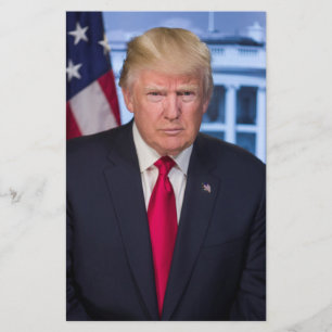 Flyer Retrato Presidencial Oficial de Donald Trump