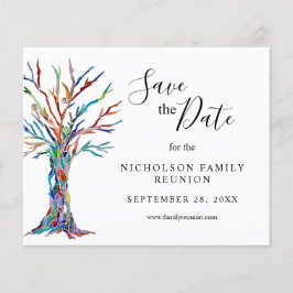 Flyer Reunião Familiar Guardar Data