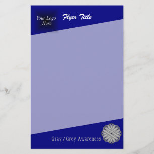Flyer Ribbon Flor Gray por Kenneth Yoncich