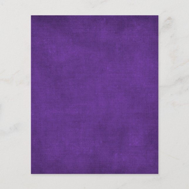 FLYER RICH PURPER ROYAL VELVET GRUNGE PAPEL TEMPL CANVAS (Frente)