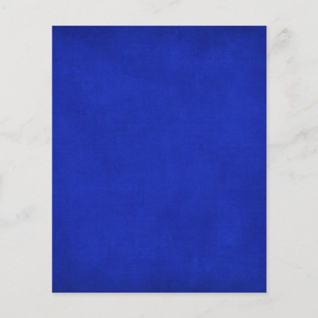 FLYER RICH ROYAL DEEP BLUE VELVET GRUNGE PAPEL CANVAS TE (Frente)