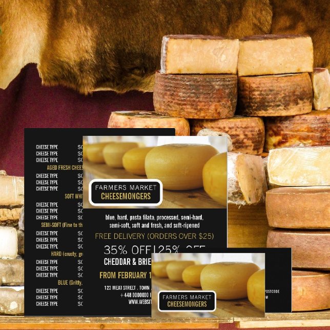 Flyer Rodas de Queijo, Publicidade ao Cheesemonger (Criador carregado)