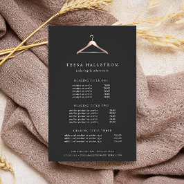 Flyer Rosa Dourado Hanger | Preços e serviços