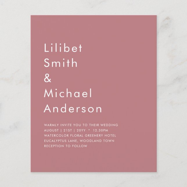 FLYER ROSA MONOCHROME (Frente)