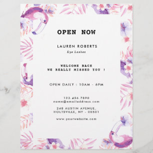 Flyer Rosa White Luxe Eyelashes