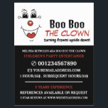 Flyer Rosto Engraçado, Crianças Entretenimento, Publicid<br><div class="desc">Rosto Engraçado,  Crianças Entrando,  Folhetos De Publicidade De Palhaço Na Loja De Cartão de visita.</div>