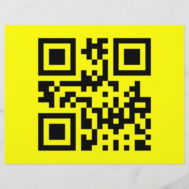 Flyer Rosto feliz invertido ☻ — Código QR (Frente)