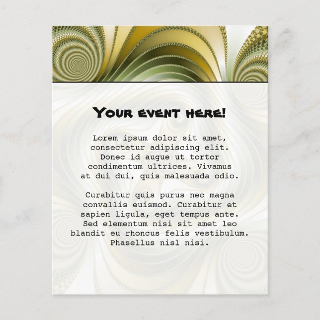 Flyer Rotação lenta - Arte frontal (Frente)