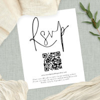 RSVP de Casamento de Script de Código QR do PAPER