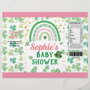 Flyer Rua de Patrick's Baby Girl Chá Bag Wrapper
