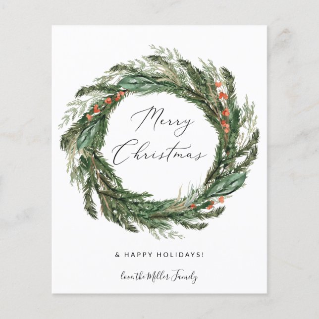 Flyer Rua do Orçamento - Feliz Natal (Frente)