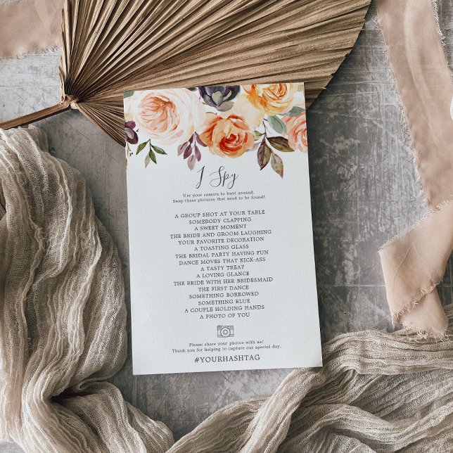 Flyer Rustic Earth I Spy Photo Scavenger Hunt Game (Criador carregado)