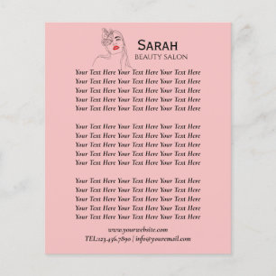 Flyer Salão de beleza