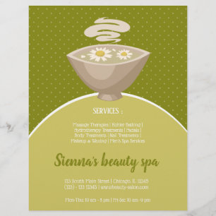 Flyer Salão de beleza dos termas da beleza