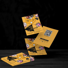 Flyer Salão de Beleza Moderno Spa Custom Dourado Preto A