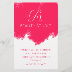 Flyer Salão rosa de beleza