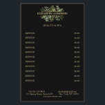 Flyer Salon Modern Botanik Schwarz Grün Schwarz<br><div class="desc">Elegante,  moderno,  Botanik,  Schwarz,  Grün Flyer. Editiere dein Produkt in wenigen Minuten indem Du deinen Namen,  Service und Preise eingibst. Über "weiteres personalisieren" kannst Du die Schriftart,  Farbe und Position individuell wählen.Flyer.</div>