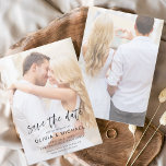 Flyer Salva o Casamento de Fotografias Transparente de D<br><div class="desc">Transparência orçamentária cobrindo fotos personalizadas e personalizadas na frente e atrás de convites elegantes e modernos para o casamento de data - inclui uma bela e elegante tipografia de roteiro para a celebração especial do dia de casamento.</div>
