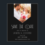 Flyer Salve A Data Foto Na moda Moderno Casamento Simple<br><div class="desc">Salve a data Na moda moderna Simple Wedding Cards apresenta sua foto favorita com o texto "Salvar a data" na tipografia moderna do roteiro de caligrafia. Perfeito para casamentos,  aniversário,  chá de fraldas,  comemorações de aniversário e festas. Projetado para você por ©Evco Studio www.zazzle.com/store/evcostudio</div>