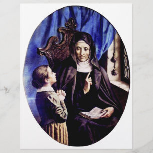 Flyer Santa Ângela Merici Padroeira dos Educadores e