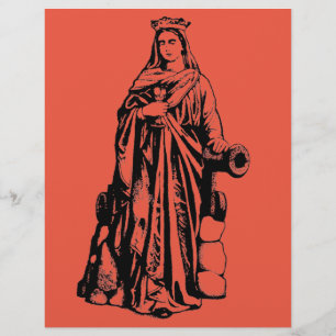 Flyer Santa Bárbara Virgem e mártir