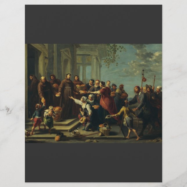 Flyer Santo Anthony de Pádua por Willem van Herp (Frente)