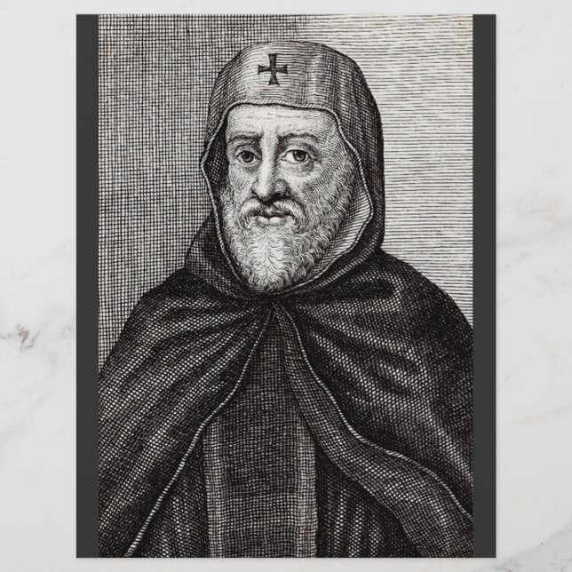 Flyer Santo Ephrem, teólogo cristão sírio (Frente)