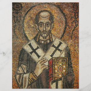 Flyer Santo John Chrysostom arcebispo de Constantinopla