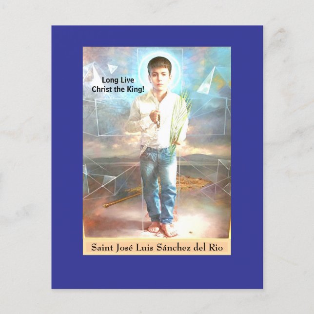 Flyer Santo José Luis Sánchez del Rio (Frente)