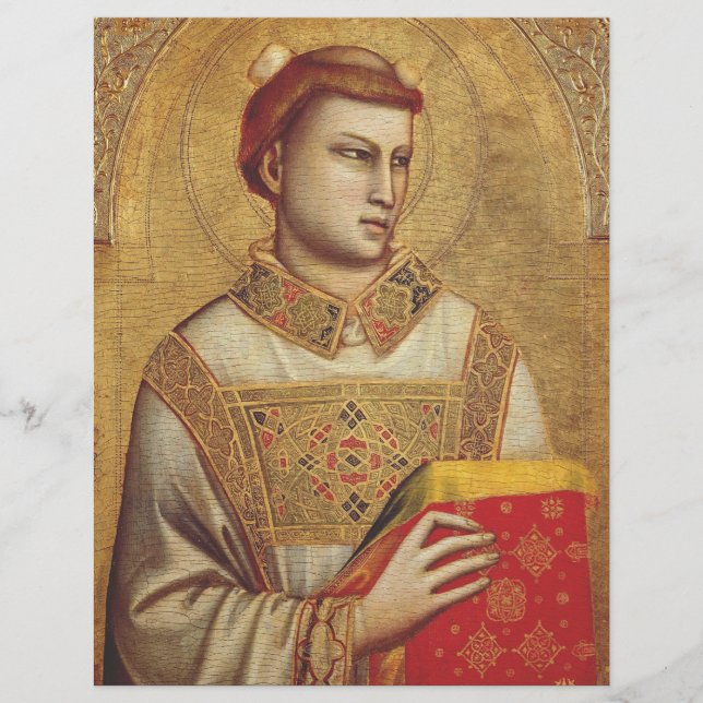 Flyer Santo Stephen por Giotto (Frente)