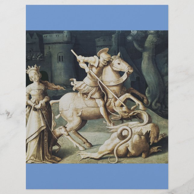 Flyer São Jorge e o Dragão  (Frente)