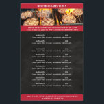 Flyer Schwarz, Rot<br><div class="desc">Flyer in Schwarz Rot,  gut geeignet für Restaurants,  Essen-Lieferservice. Editieren Sie ihr Produkt einfach,  laden Sie ein Foto ihrer Wahl hoch und ergänzen Sie es durch ihren Text. Sie können die Schriftart,   Farbe und die Position individuell durch "weitere Personalisierung" auswählen.</div>