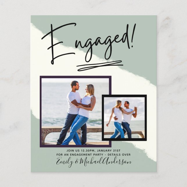 Flyer SCRIPT DE Anúncio do NOIVADO FOTO ORÇAMENTAL (Frente)