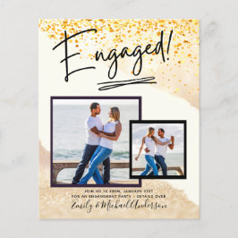 Flyer SCRIPT DE Anúncio do NOIVADO FOTO ORÇAMENTAL