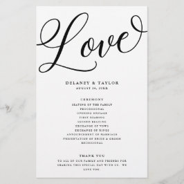 Flyer Script Flourar Programa de Papel Preto Personaliza