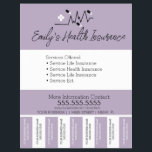 Flyer Seguro Saúde Enfermeira Desmembrar Negócios B<br><div class="desc">Flyers Modernos para Enfermeira,  Seguro Saúde,  Seguro de Vida,  Ect.</div>