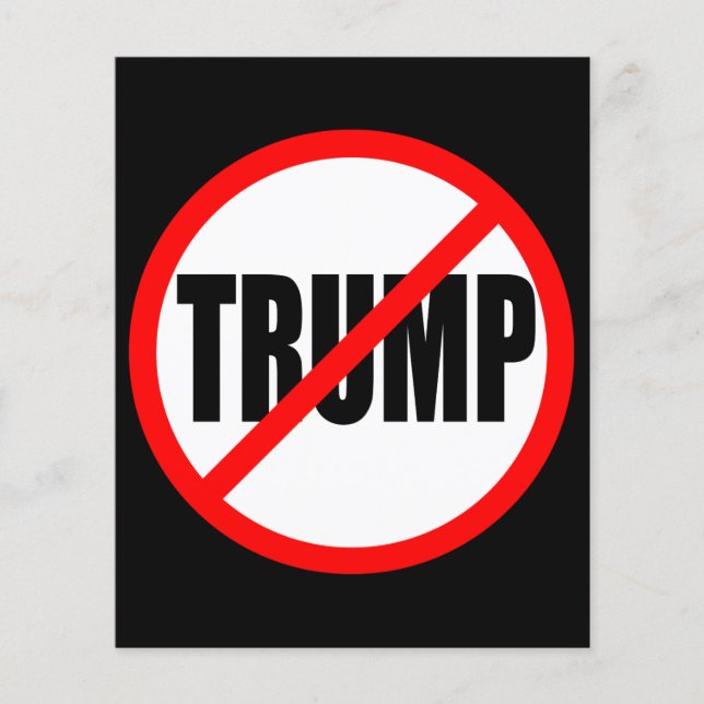 FLYER 'SEM TRUMP' (Frente)