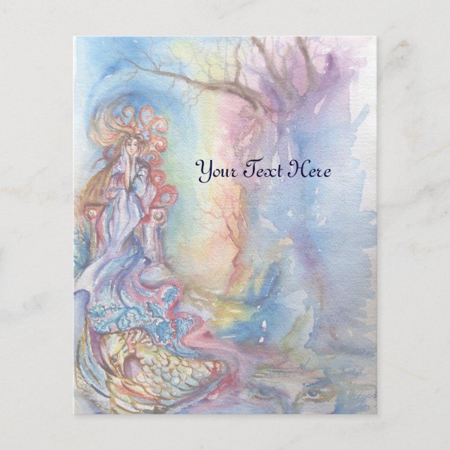 Flyer SENHORA DO LAGO/Magia e Mistério (Frente)