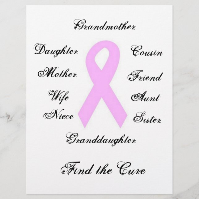 Flyer Sensibilização do Cancer da Mama (Frente)