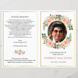 Flyer Sere de mãe ao programa dobrado funeral, ao rosa