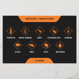 Flyer Serviço de controlo de pragas