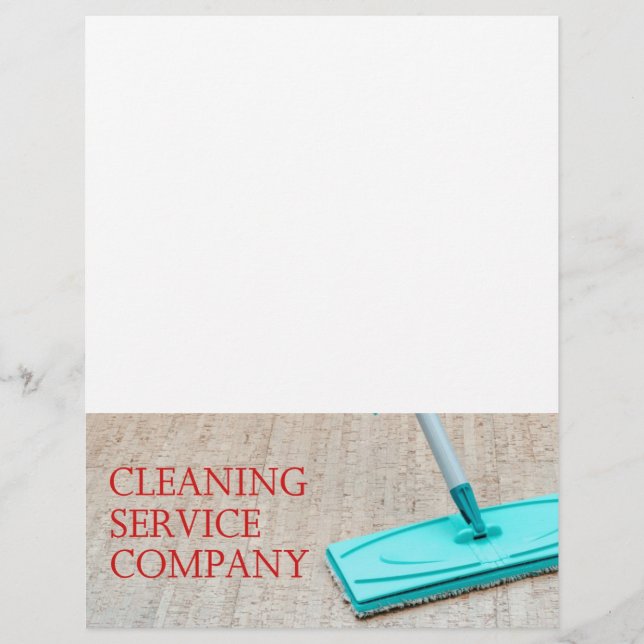 Flyer Serviço de limpeza (Frente)