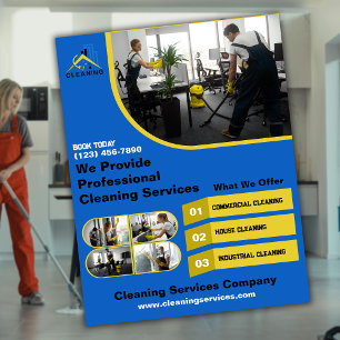 Flyer Serviços de Limpeza