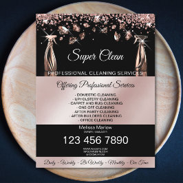 Flyer Serviços de Limpeza Casa Serviços de Empregada Dom
