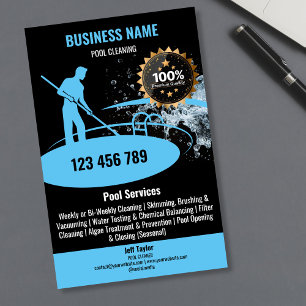 Flyer Serviços de Limpeza de piscinas Manutenção e Repar