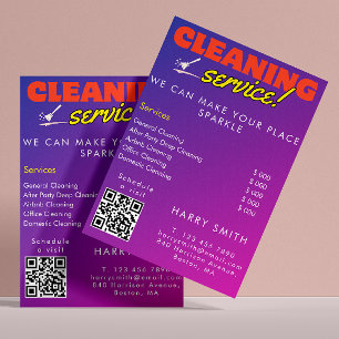 Flyer Serviços de Limpeza Preço da Empregada Doméstica p