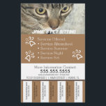 Flyer Serviços De Pet Cachorros De Negócios Rasgos Para<br><div class="desc">Folhetos modernos para a empresa Pet Sitting</div>