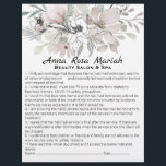 Flyer *~* Serviços Florais de Responsabilidade<br><div class="desc">Dois Acordos de Liberação de Consentimento de Passivo de Folheto Lateral e Lista de Serviços e Preços para você Personalizar. * Lista de serviços e preços no verso deste folheto, com Abstrato de energia aprimorada, com garantia de água. A cor d'água de um BUQUÊ FLORAL SUAVE de Sage e de...</div>