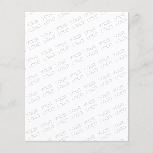 Flyer Seu logotipo aumenta e repete automaticamente (Frente)